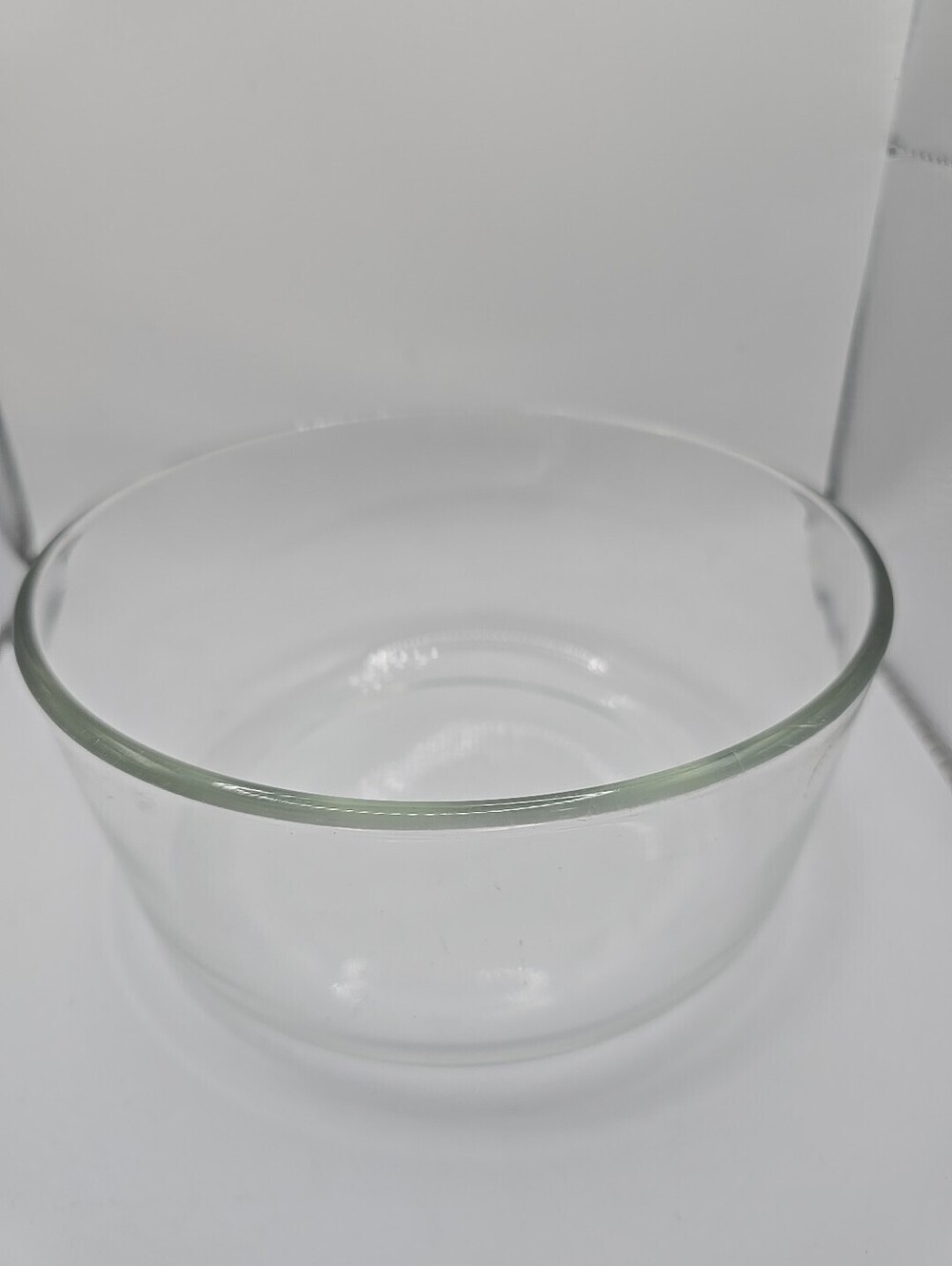 Vintage Pyrex 7203 Clear Glass Serving Bowl 1.75 Quart 7" Diameter Pre-Owned